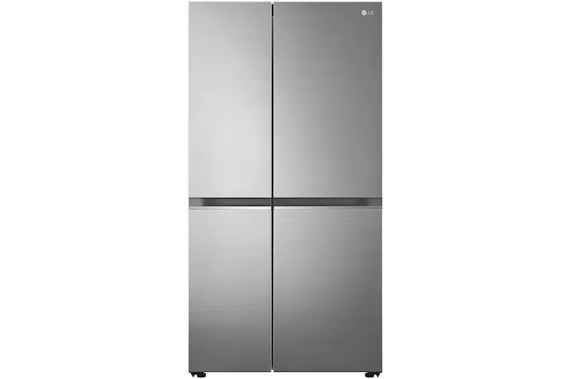 ثلاجة إل جي دولابي، سعة 28.2  قدم مكعب، فضية - LS32CBBSIV