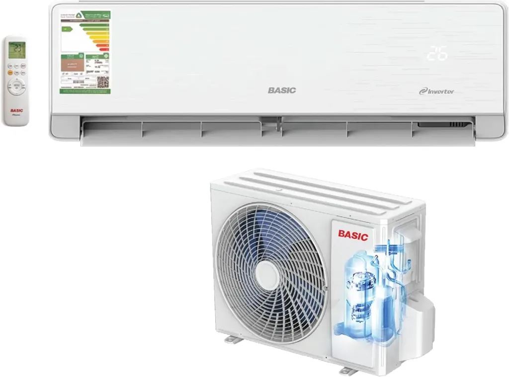 BSACMA-FI24CC/CI24CC  مكيف بيسك جداري بارد فقط 21200  وحدة انفيرتر